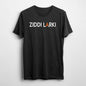 Ziddi Larki Black Short Sleeve Cotton T-Shirt